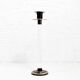 Vintage candle holder in lucite and brass