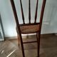 Lot de 5 chaises style faux bambou