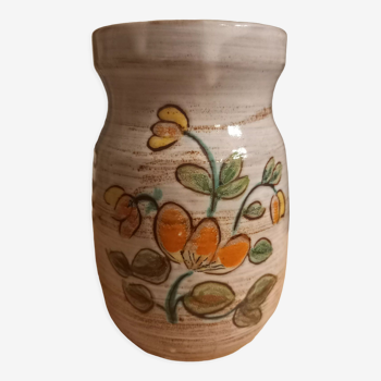 Vase céramique émaillée de Vallauris vintage