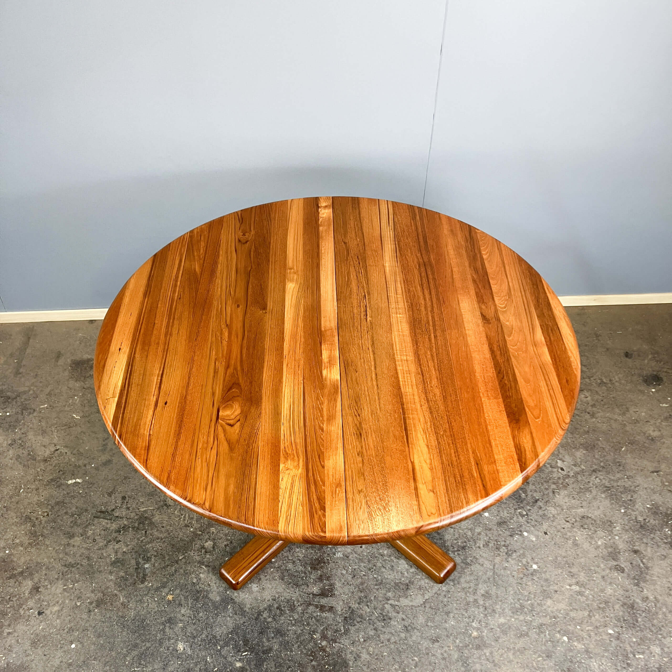 Extendable dining table by Mikael Laursen, solid teak, 1960s