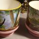 Ceramic pot cover decor with chickens