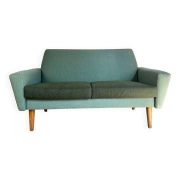 Two-seater wool fabric sofa, Denmark 1960