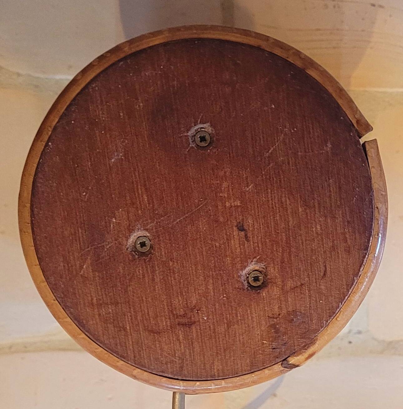 Old vintage Louis Sognot rattan lamp from the 50s and 60s