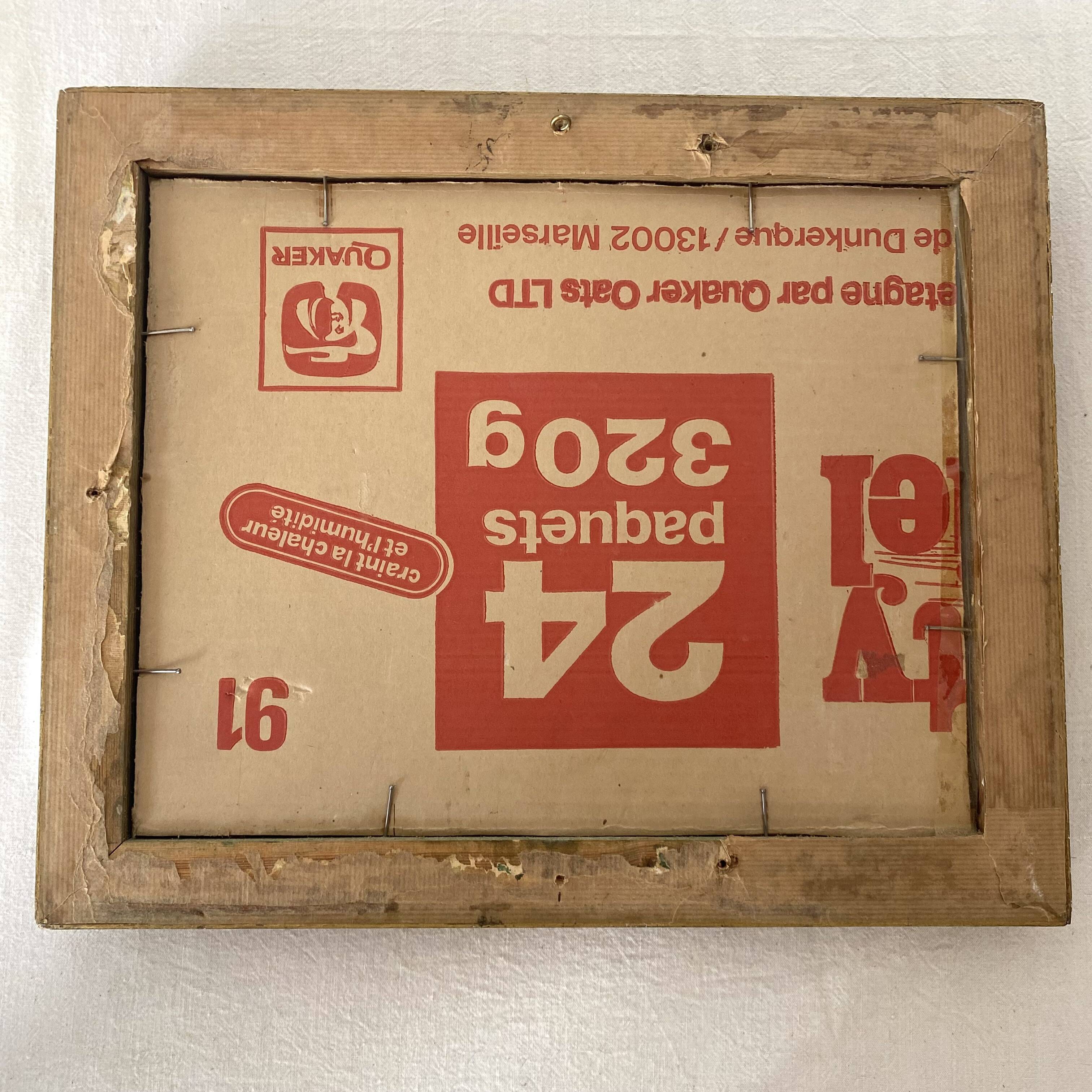 Old pastel bouquet of flowers framed in art nouveau style