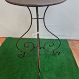 Table guéridon en fer forgé
