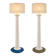 Ensemble de 2 lampes de table totem Kostka rares / époxy / France années 1980