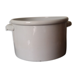 Planter white earthenware XIX