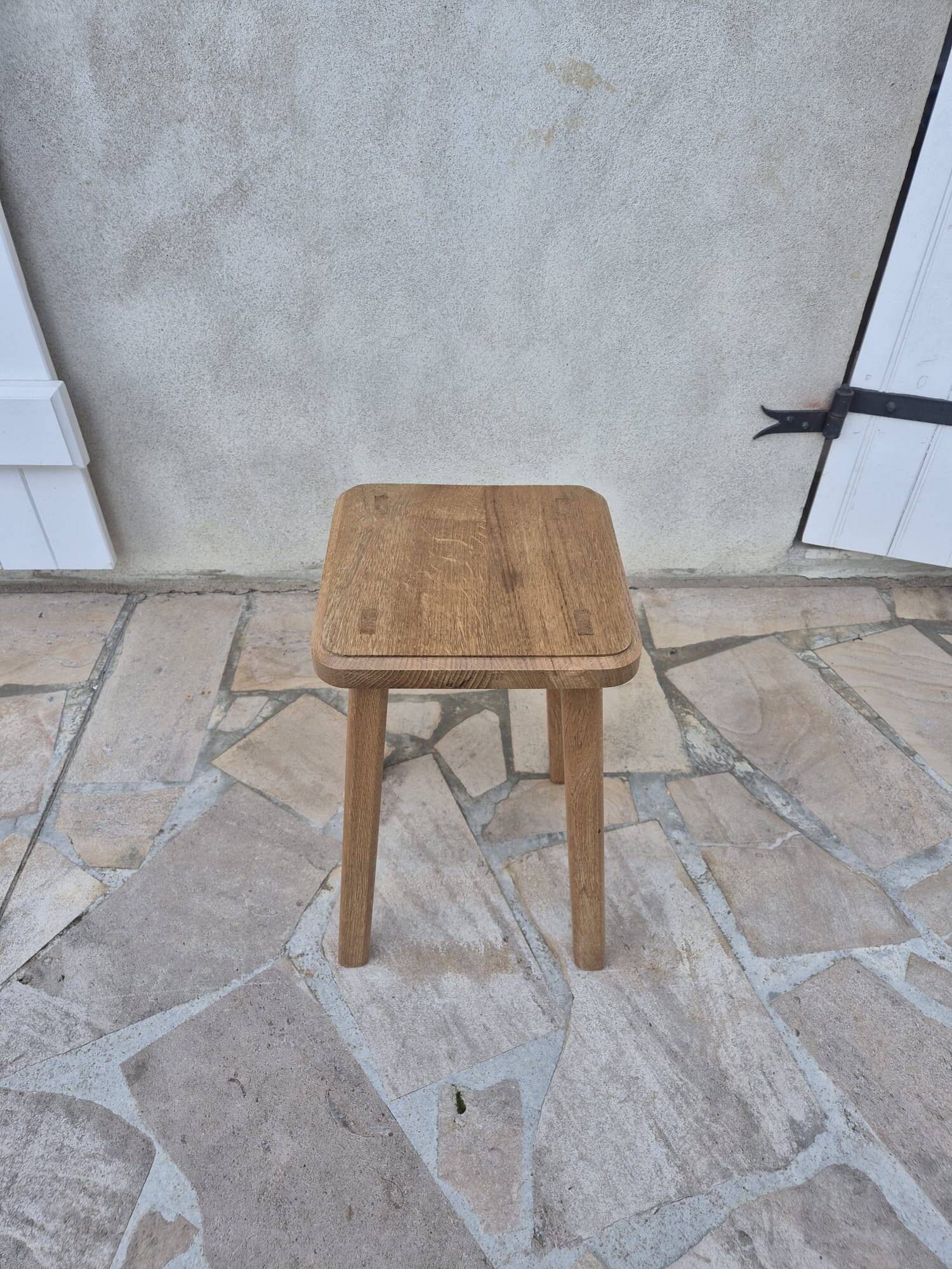 Antique solid wood stool