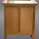 Petite commode en chêne massif céruse style Art Nouveau