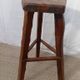 Tabouret de bar en orme esprit Olavi Hanninen