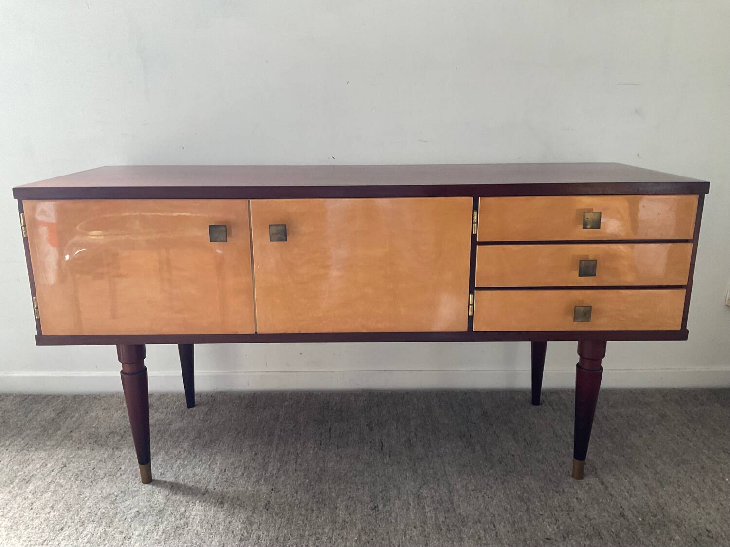 Vintage teak TV cabinet sideboard from the 60s and 70s