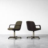 Vintage Mid-Century German Modern Office Chairs by Pollock for Comforto