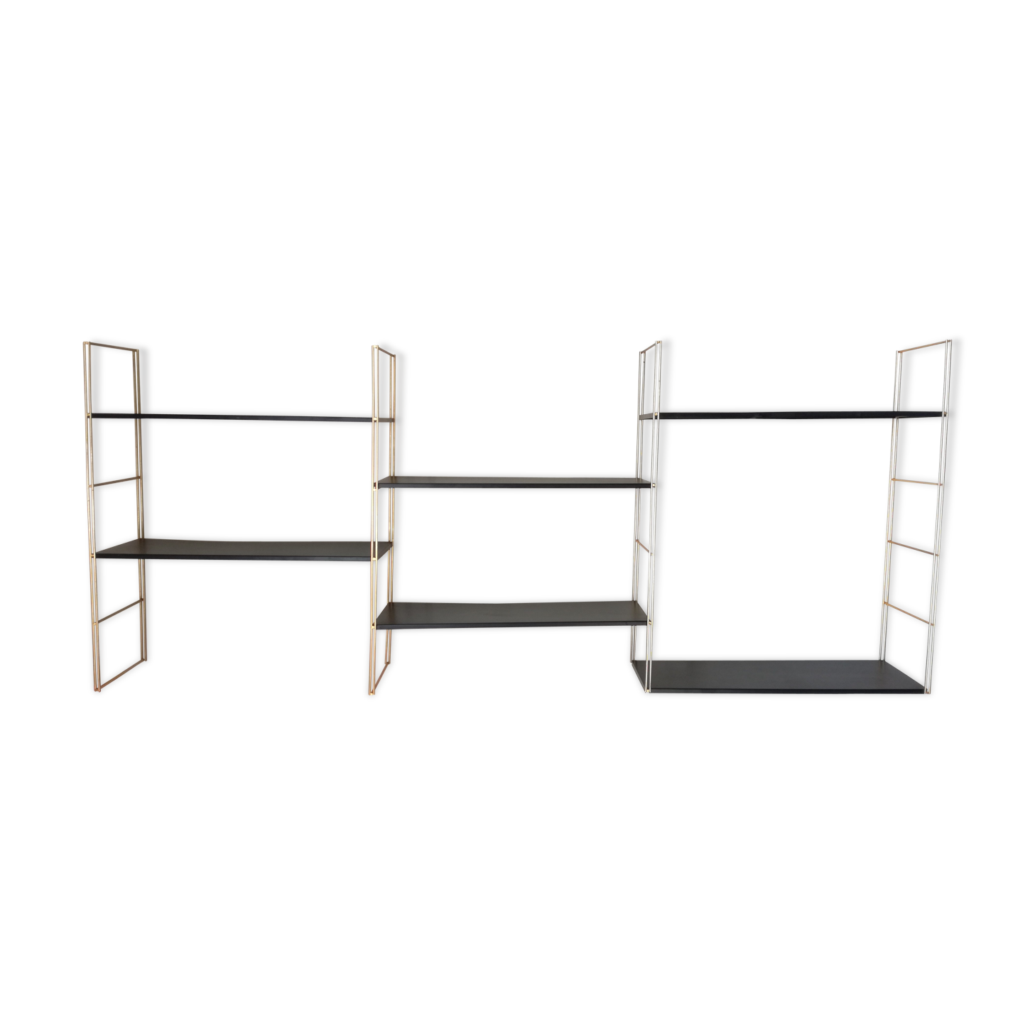 Gold and black thong shelf