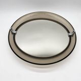 "Space Age" mirror in smoked plexiglass – 1970s