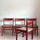 4 eetkamerstoelen H.W. Klein voor Bramin – teakhout – jaren 60