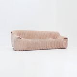 Vintage Cinna Sandra 3 seater Sofa in pink fabric by Ligne Roset