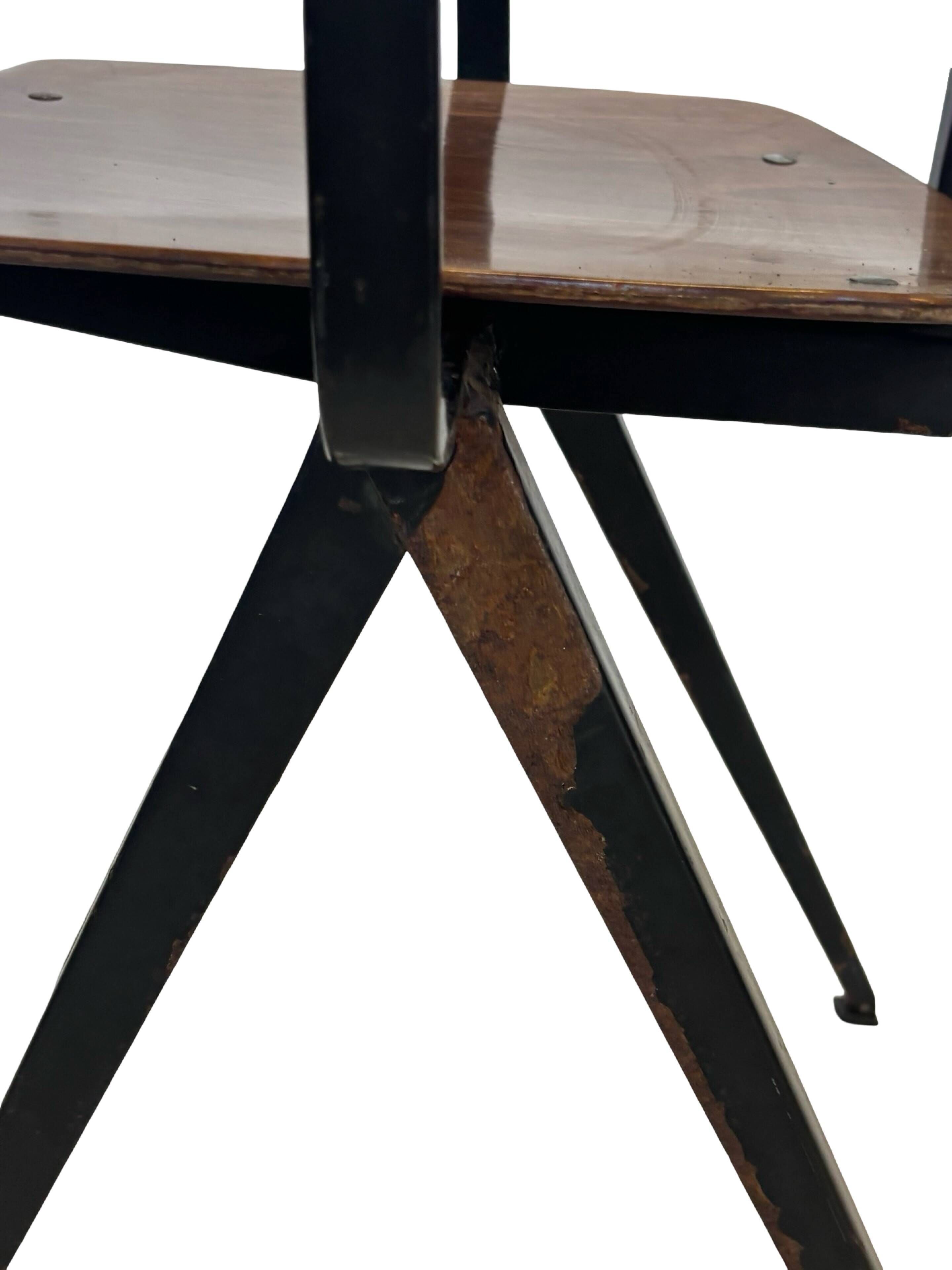 Vintage Galvanitas S16 chair with armrests, 1960 Netherlands Design