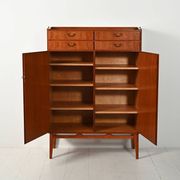 Cabinet en acajou scandinave des années 1950