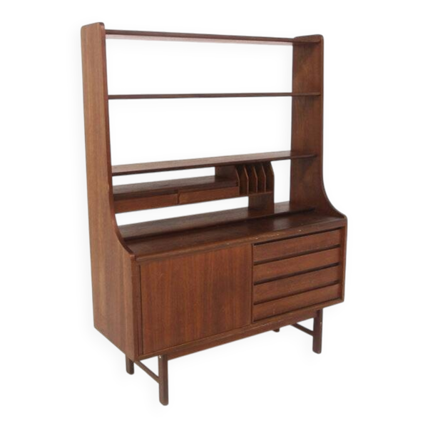Secrétaire scandinave en teck, Suède, 1960