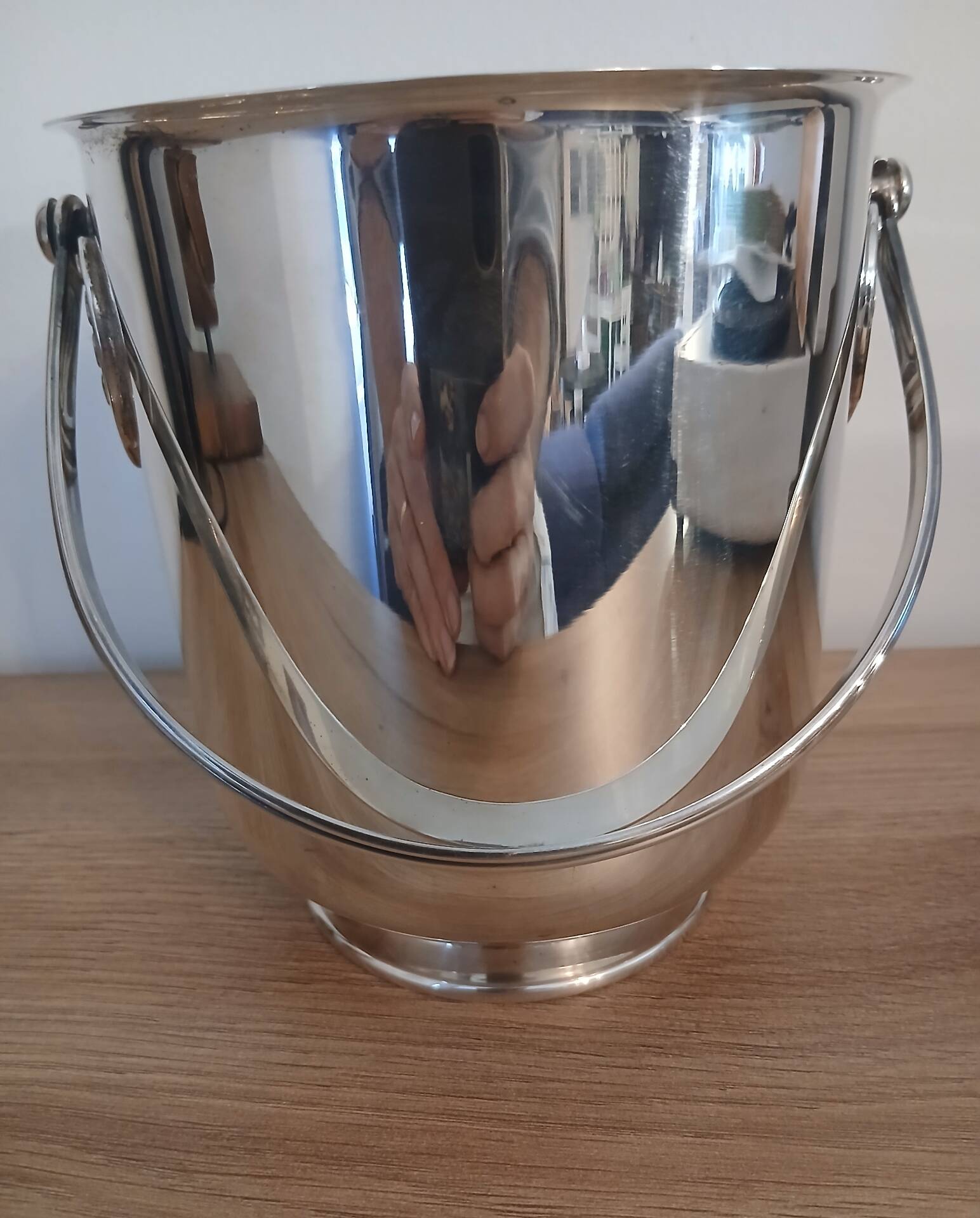Christofle silver-plated metal ice bucket
