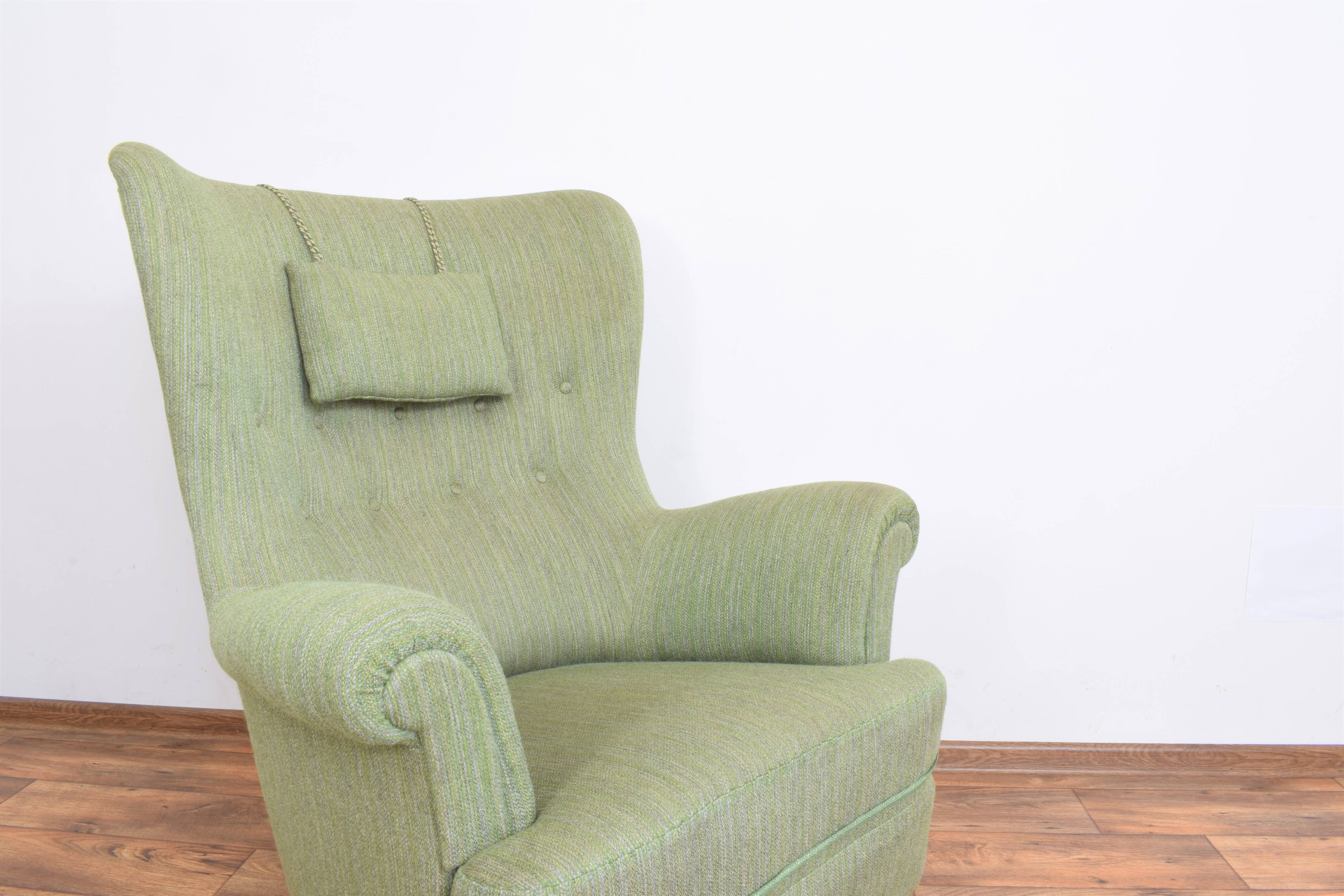 Mid-Century Swedish Teak Armchair, 1960s.