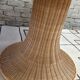 Dining table wood and rattan 1970