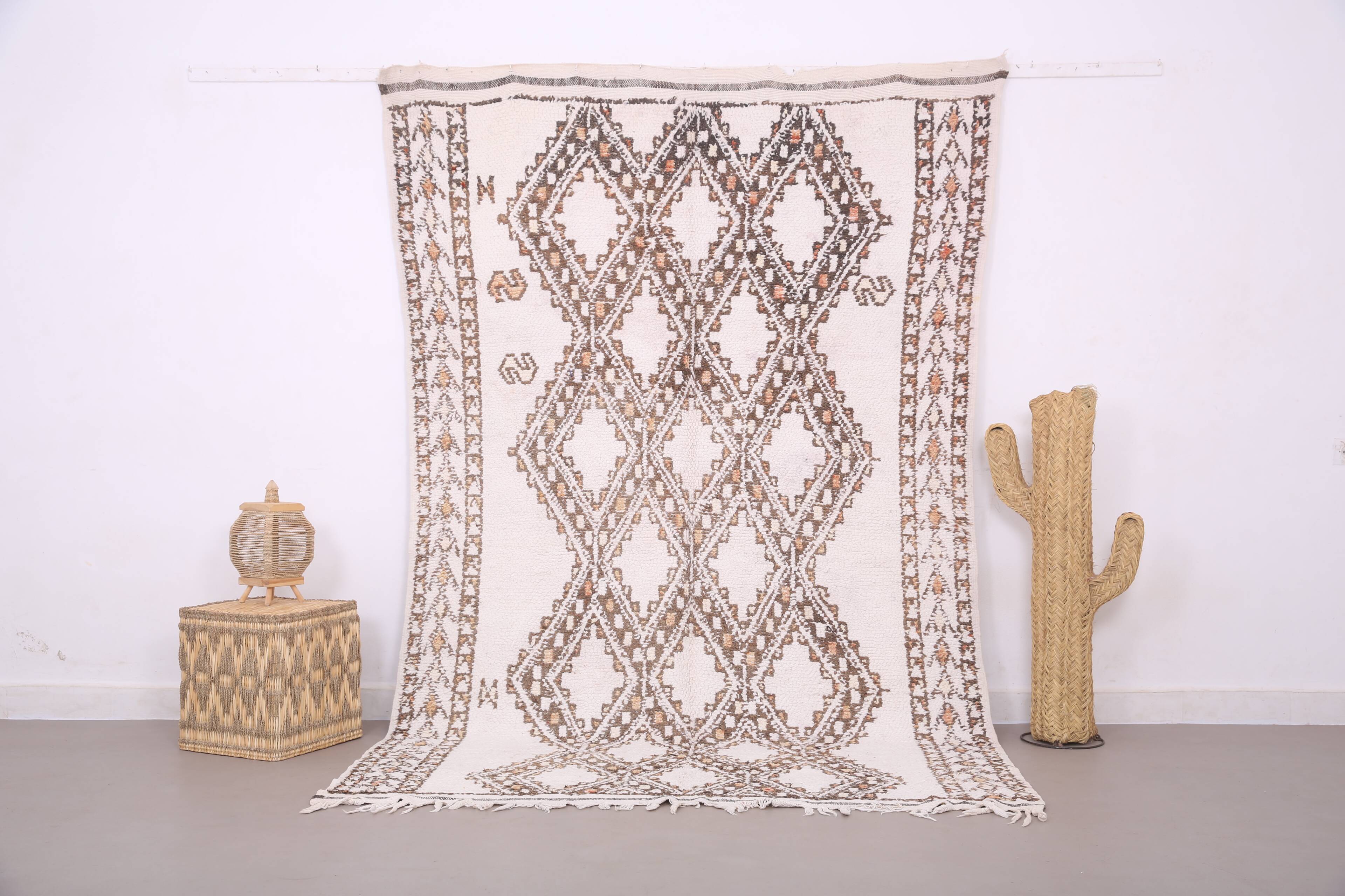 Vintage Moroccan Rug 177 x 269 cm - Berber Wool Rug - Beni Ourain Rug