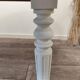 Console/table convertible in mahogany
