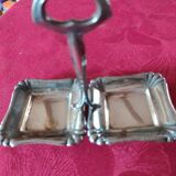 Silver tray with salters