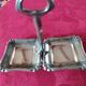Silver tray with salters