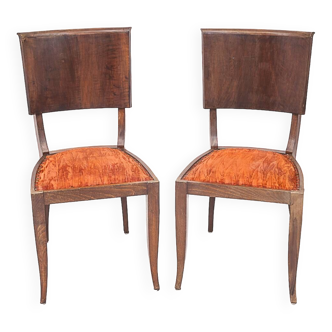 Pair of Art Deco chairs, 1930