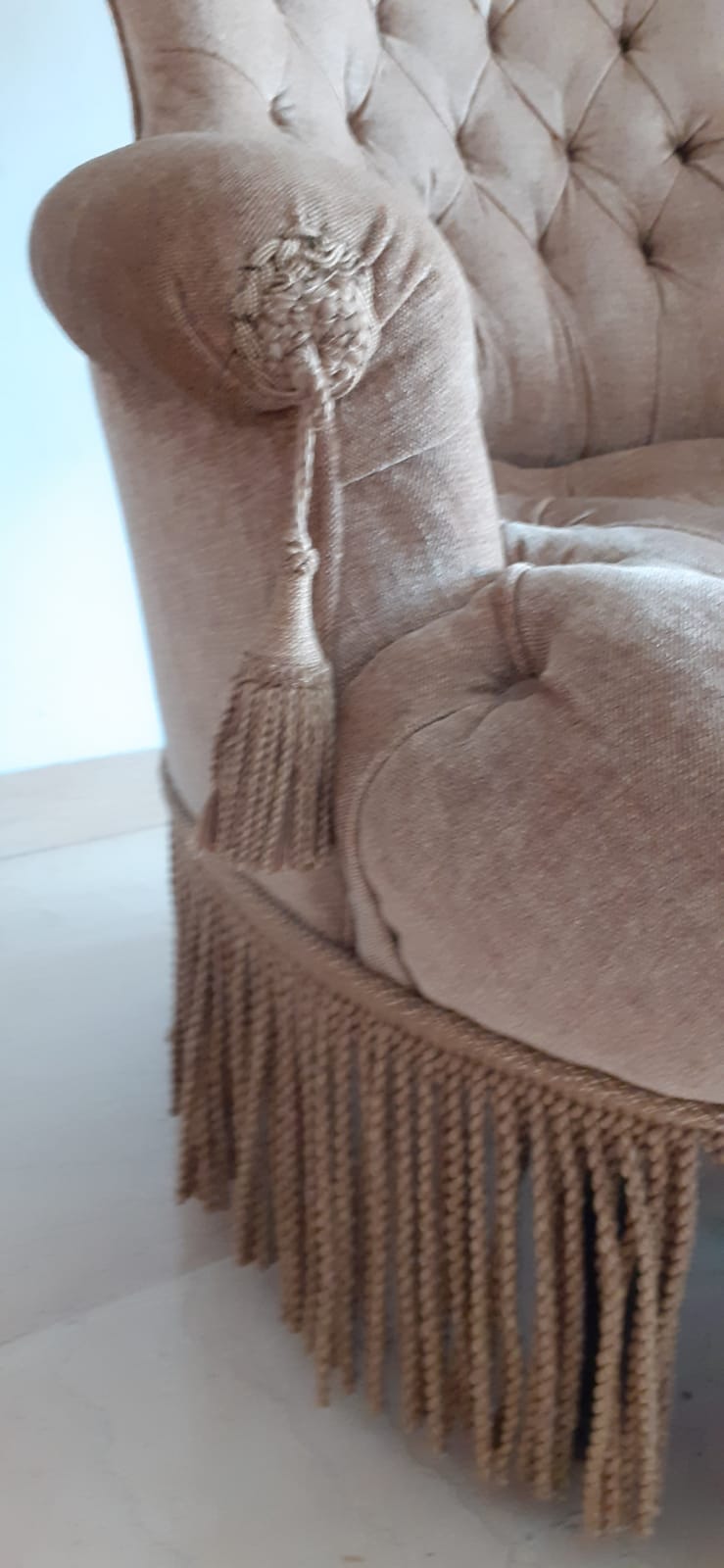 Fauteuil crapaud époque Napoléon III