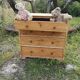 4-drawer pine chest of drawers