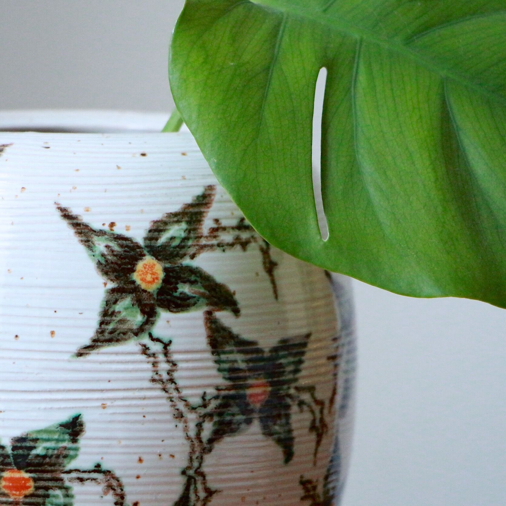 Hand-painted vase