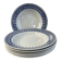 Set of 6 deep plates Sarreguemines Béatrice collection