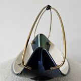 Suspended cup Verceram – Iridescent ceramic & brass – 1950s–60s