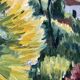 Small oil on Isorel "Flowering view"