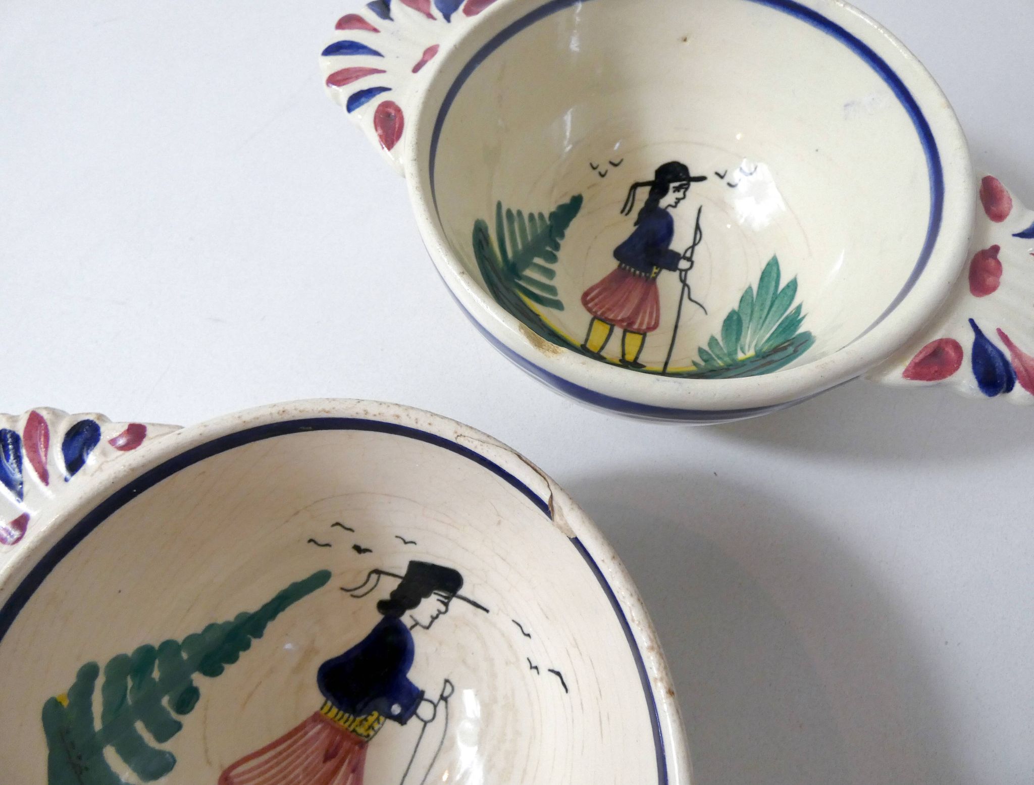 HB Quimper 2 old bowls