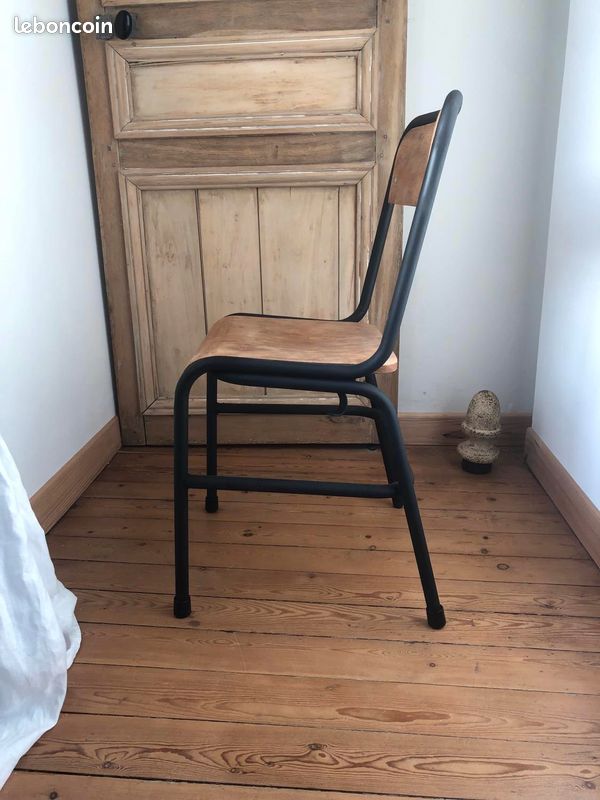 Old vintage school chair