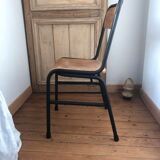 Old vintage school chair