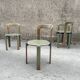 Set of 4 Bruno Rey chairs for Dietiker