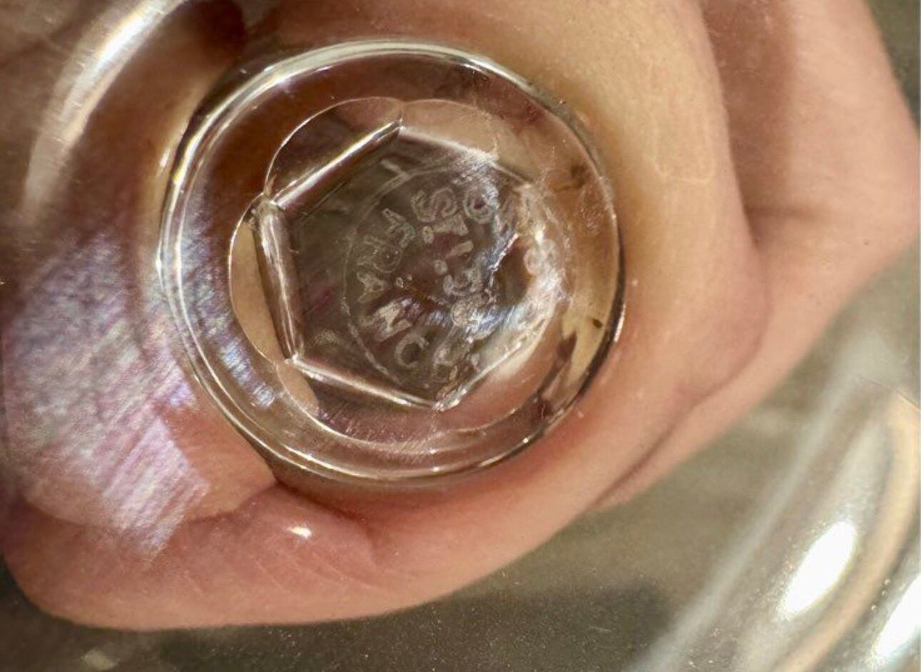 5 verres à vin rouge en cristal Saint Louis