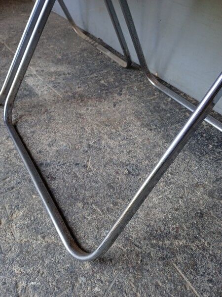 Pair 2 Piretti chairs / plia castelli signed