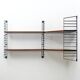 Corner wall shelf Tomado in teak wood