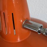 1960s vintage desk lamp Fase Faro Madrid orange - 52 cm