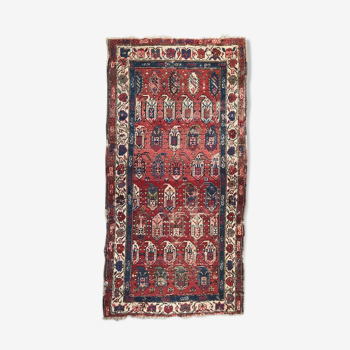 Tapis ancien caucasien Kazak 100x192 cm