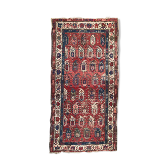 Ancient Caucasian rug Kazak 100x192 cm