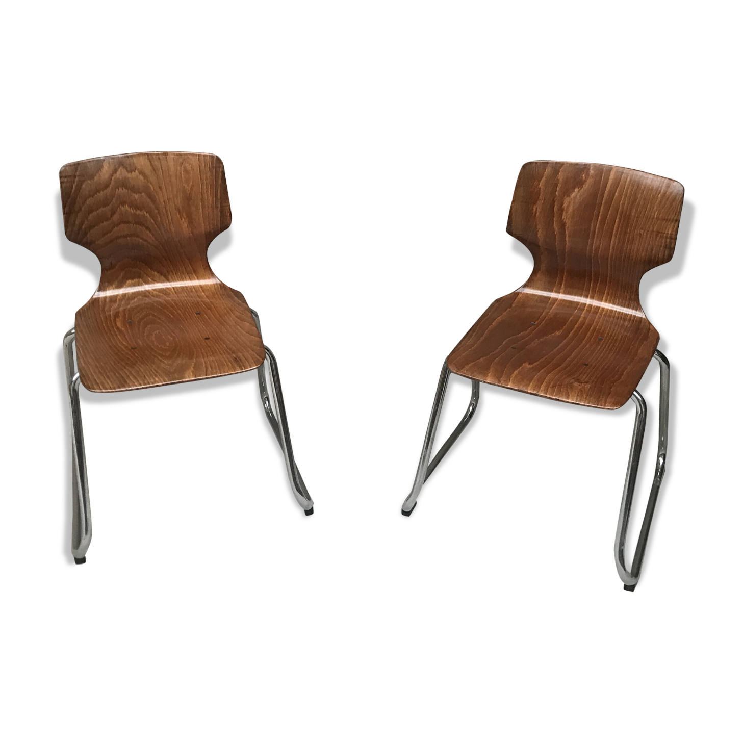 Pair of children's chair Pagholz Flototto