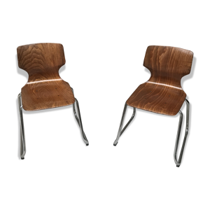 Paire de chaises pour