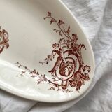 Oval ironstone dish "Joinville" KG Lunéville